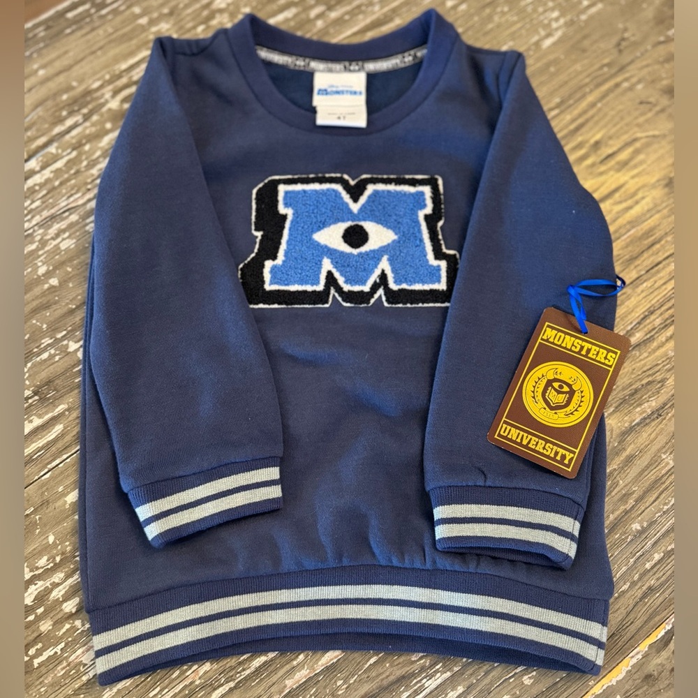 Disney/Pixar - Monsters Inc University Crewneck Sweatshirt - Toddler 5T